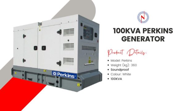 100KVA Perkins Soundproof Diesel Generator