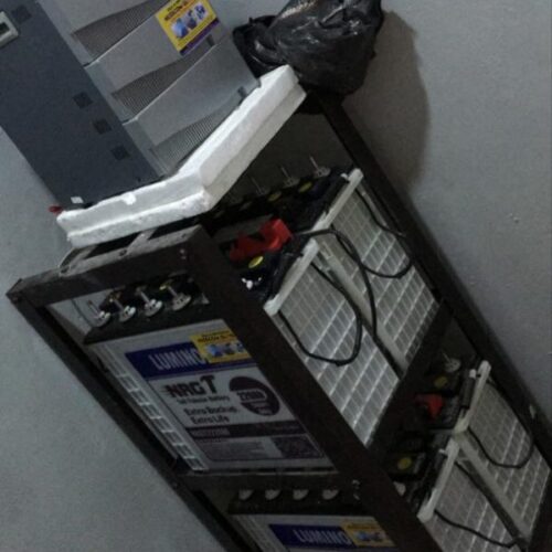 5kva Hybrid Inverter With 8 Batteries & Solar Installation