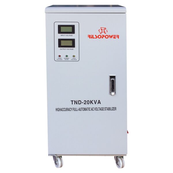 RILSO 20KVA SERVO STABILIZER INPUT VOLTAGE 90V TO 260V (2)