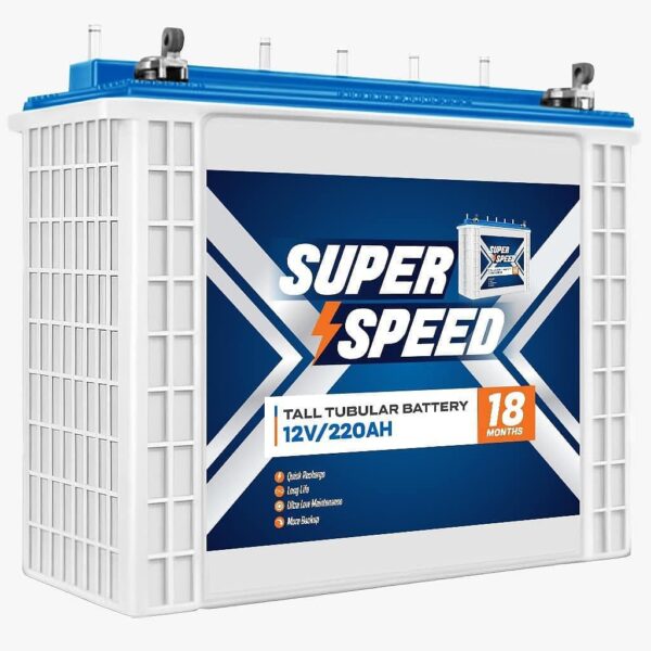 12V 220AH Super Speed Tubular Battery