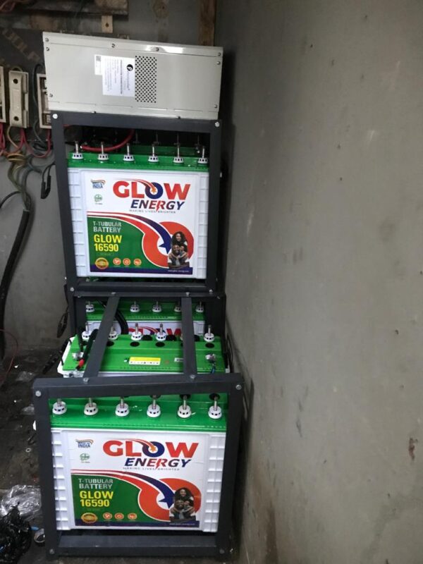 7.5KVA 48V INVERTER WITH 4 BATTERIES SOLAR INSTALLATION