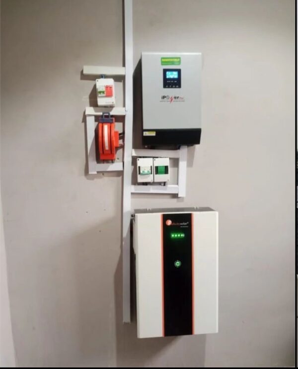 5KVA INVERTER WITH 5KWH LITHIUM BATTERY INSTALLATION