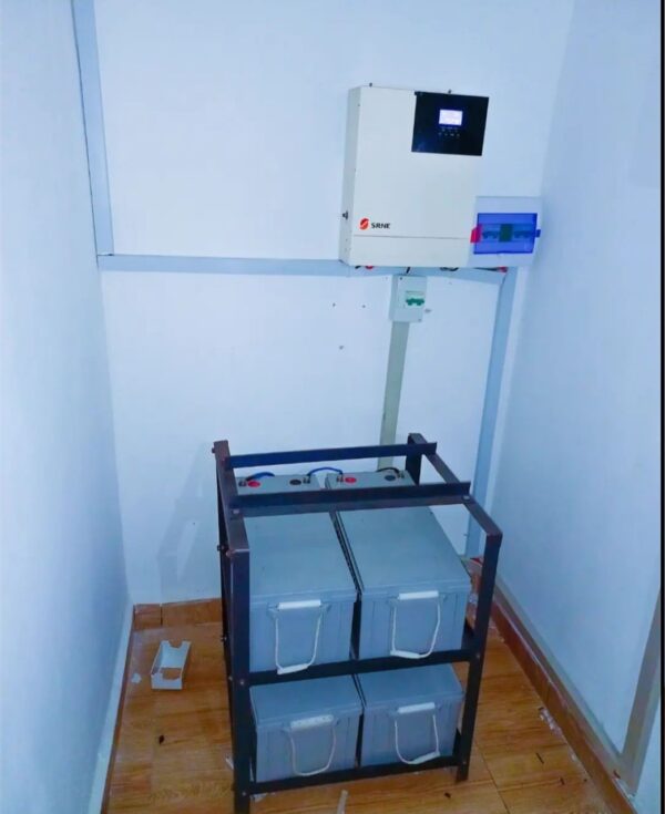 5KVA 48V INVERTER WITH 4 BATTERIES INSTALLATION