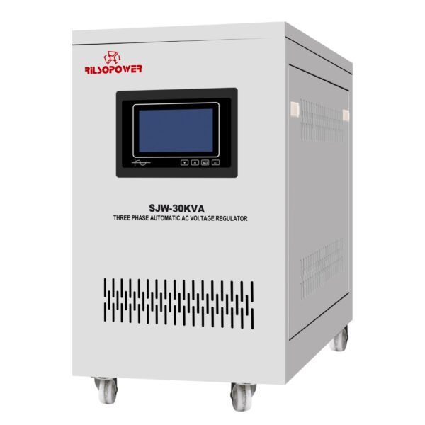 30KVA 3-Phase SJW-SERIES Rilsopower Servo Stabilizer With 18 Months Warranty