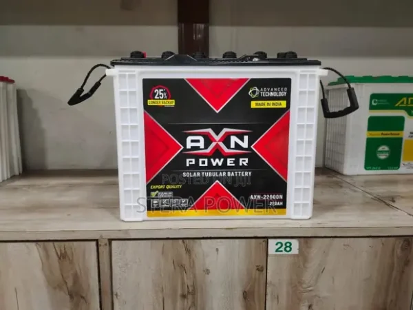 12v 220ah AXN TUBULAR BATTERY