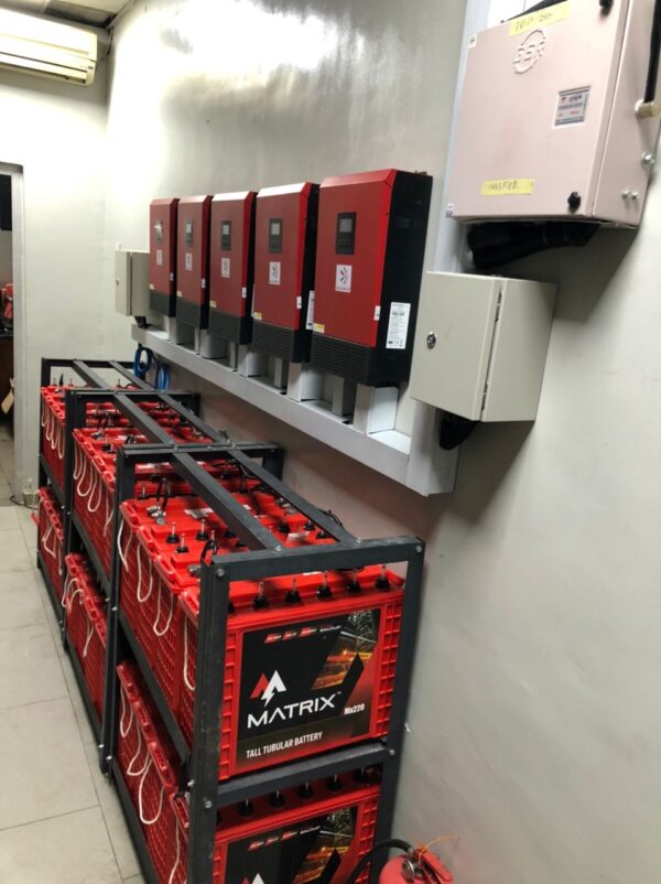 25KVA INSTALLATION WITH 24 UNITS OT TUBULAR BATTERIES