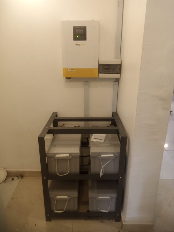 5KVA SMK INVERTER INSTALLATION WITH DRY CELL BATTERIES