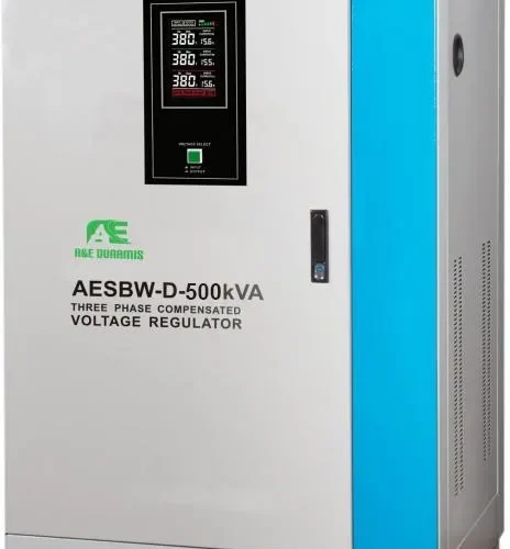 A&E DUNAMIS 500KVA 3-Phase SBW Servo Voltage Stabilizer