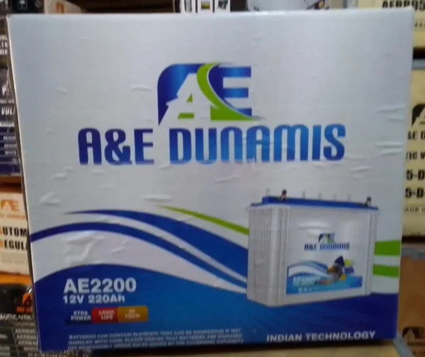A&E DUNAMIS 220Ah tubular Battery