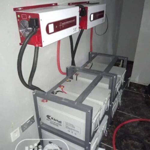 Complete 7.5kva Solar System With 8 Batteries 16 Panels