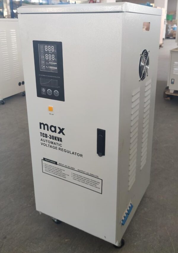 max 30kva servo stabilizer input voltage 80v to 260v