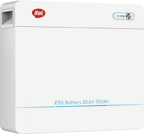 itel 2.5kWh 24V 100Ah LiFePO4 lithium battery