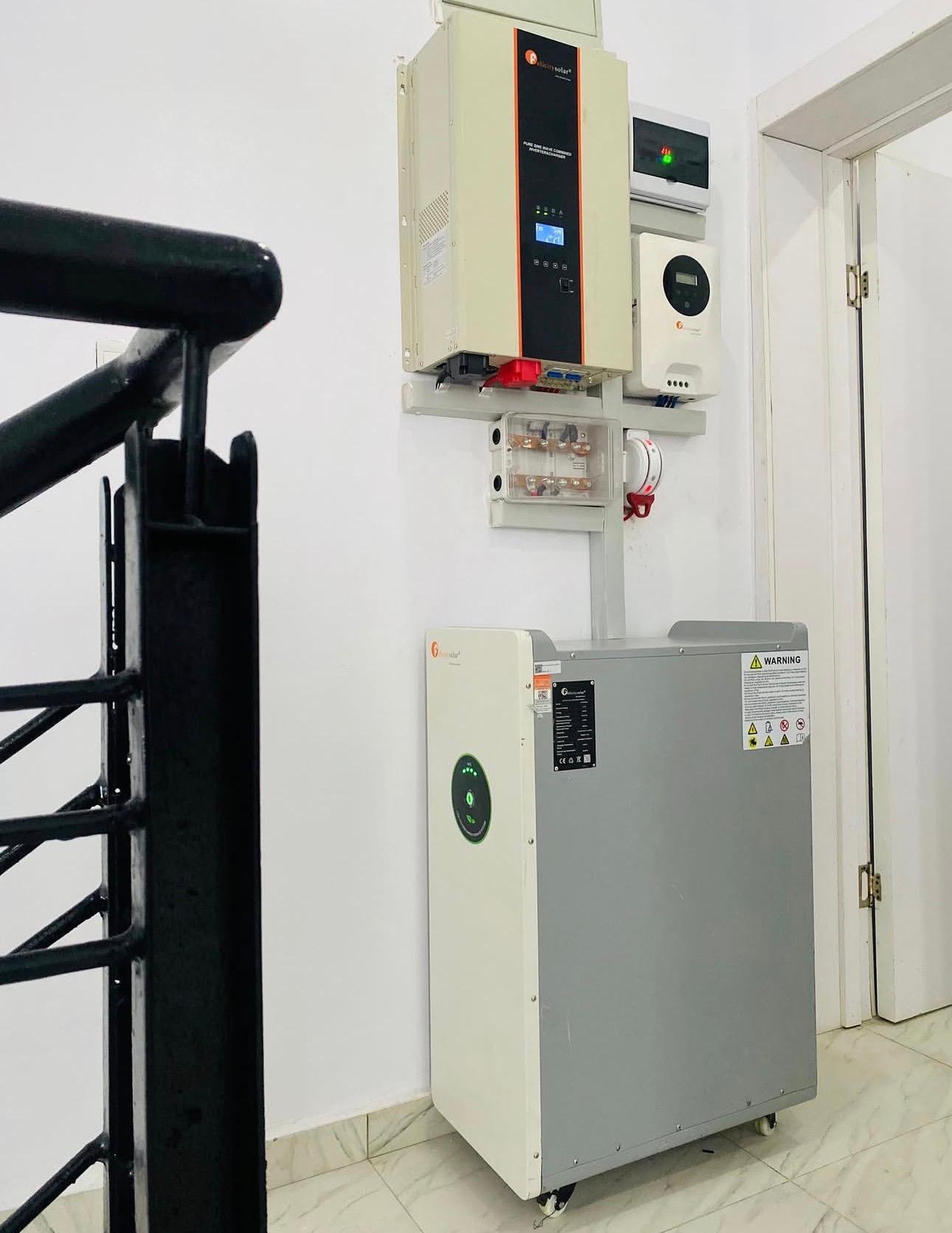Felicity 10kW inverter with 16kWh lithium battery solar solution