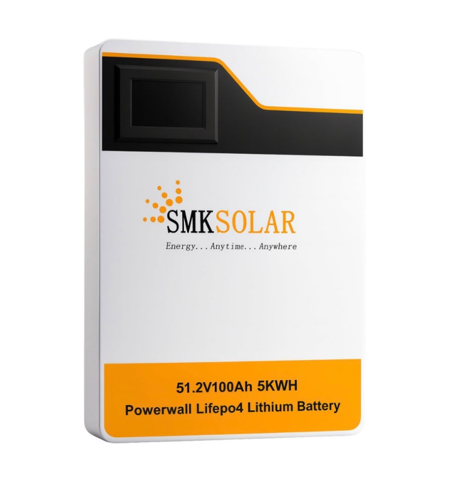 SMK 51.2V 100Ah 5kWh LiFePO4 lithium battery