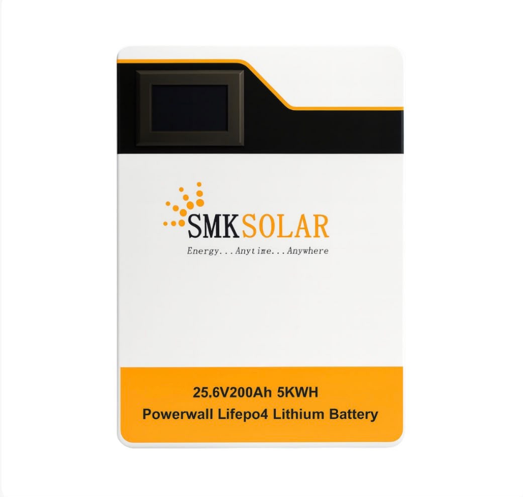 SMK 25.6V 200Ah 5kWh LiFePO4 lithium battery
