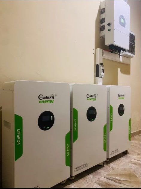 Deye 20kW inverter with 45kWh lithium battery and 18 620W JA Solar panels