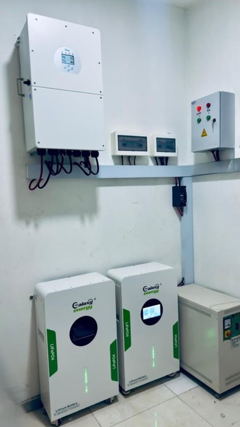 Deye 15kW inverter with 32kWh lithium battery and 620W JA Solar panels